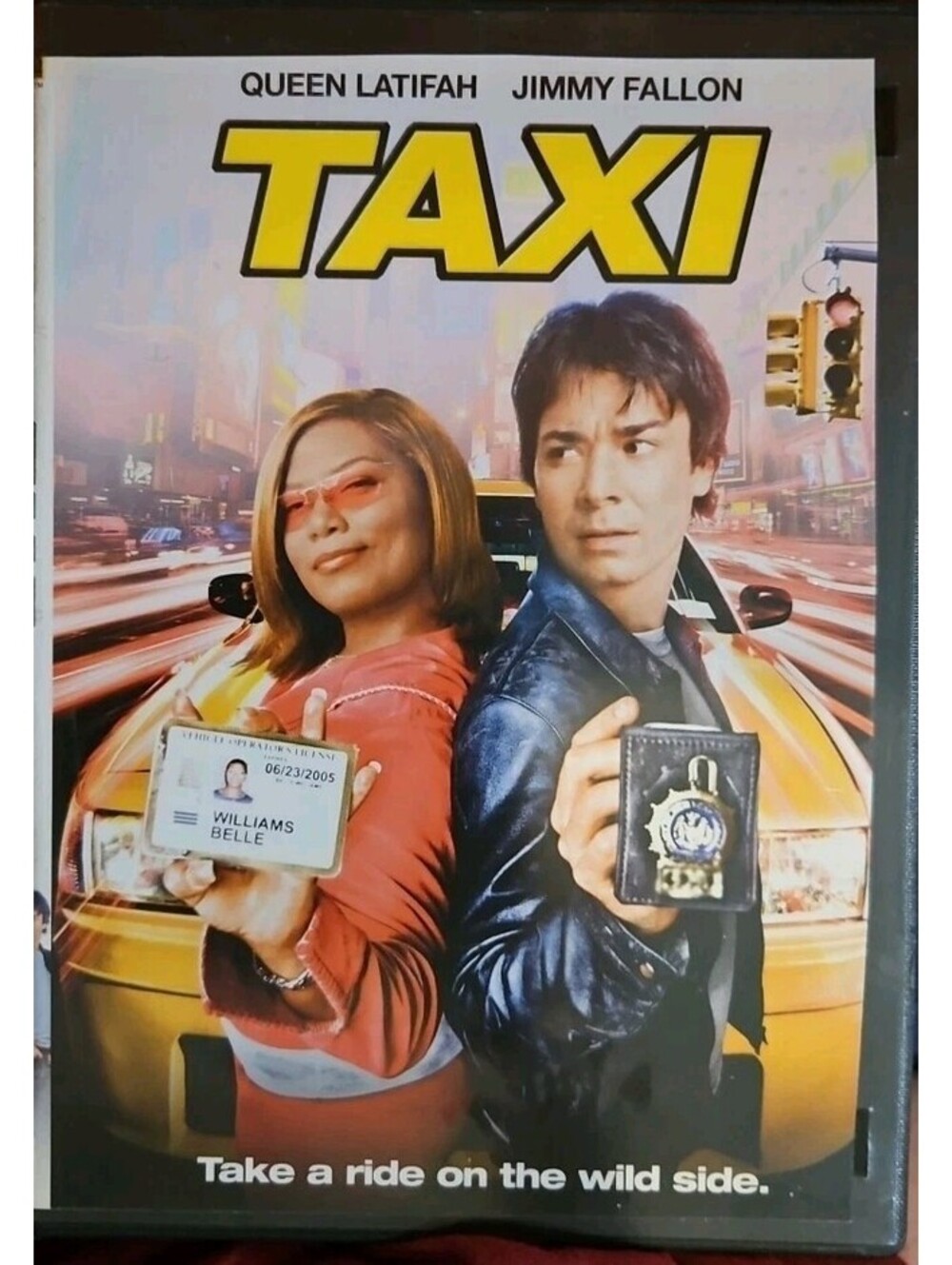 Taxi (DVD, 2004) Slim Case. Cropped Artwork. Tested